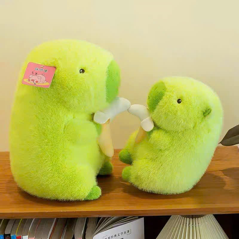 Capybara Xanh Lá Gấu Bông Xanh Lá Cực Đẹp Capybara Xanh Cao Cấp Chất Liệu Vải Lông Đẹp và Sang Trọng