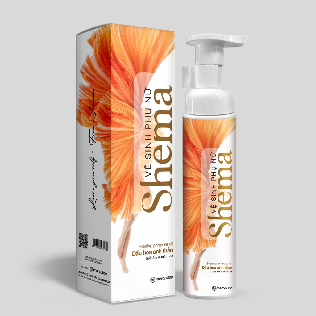 Combo 2 chai Vệ sinh phụ nữ SHEMA 100ml giúp làm sạch dịu nhẹ, dưỡng ẩm và phục hồi làn da vùng nhạy cảm