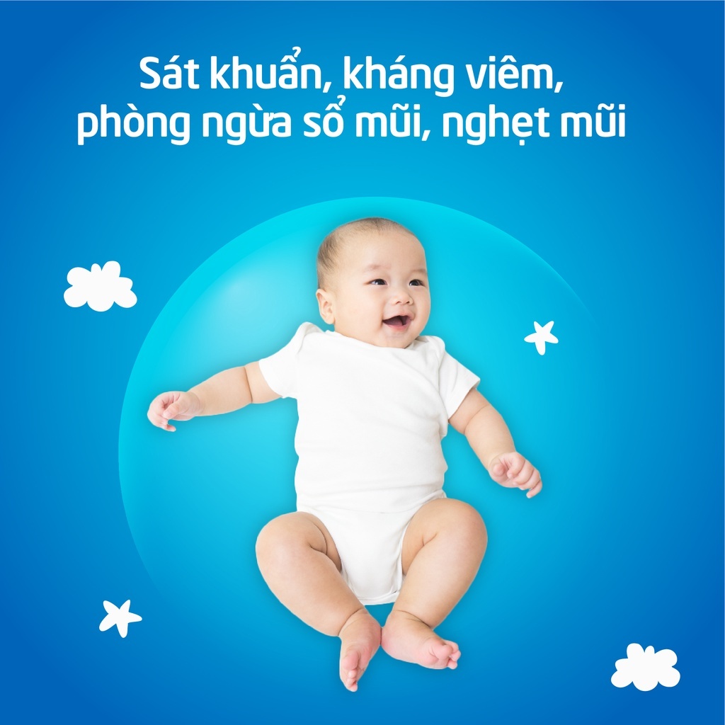 COMBO 5 Nhỏ mũi nước biển sâu XISAT BABY 15ml vệ sinh mũi hàng ngày cho bé, tinh dầu khuynh diệp - T302203002_5