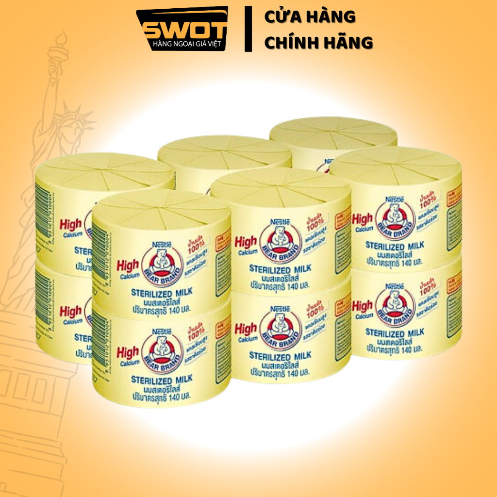 Sữa gấu Thái Lan Nestle 140ml, Sữa gấu thơm ngon, giàu dinh dưỡng, hỗ ...