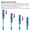 Ô dù tự động 2 chiều Nason Beauty Umbrella, che nắng, che mưa, ngăn 99% UV, chống thấm nước