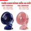 Quạt tích điện Didooglt kẹp bàn mini để bàn 5 mức độ có đèn led pin 5000 Mah Và 10000 Mah