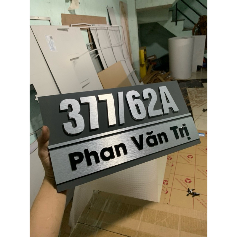 Biển số nhà. Bảng số nhà. Đặt hàng theo yêu cầu.