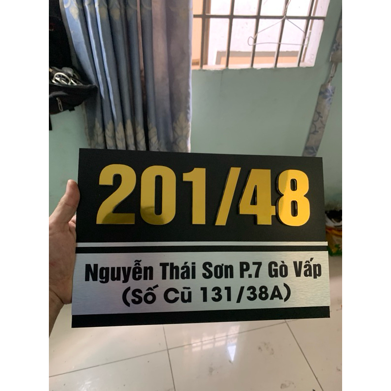 Biển số nhà. Bảng số nhà. Đặt hàng theo yêu cầu.