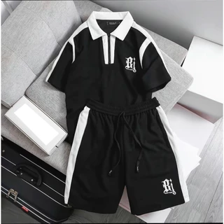 Đồ bộ quần áo thun Thể Thao RI (1) Nam Nữ chất liệu tổ ong cao cấp form rộng thoáng mát, bộ đồ hè