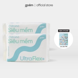 COMBO 2 Gói Khăn mặt khô đa năng cao cấp Goêm UltraFlex 60m