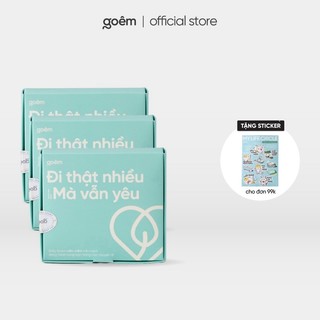 COMBO 3 Hộp Khăn mặt khô đa năng cao cấp Goêm phiên bản du lịch 5m