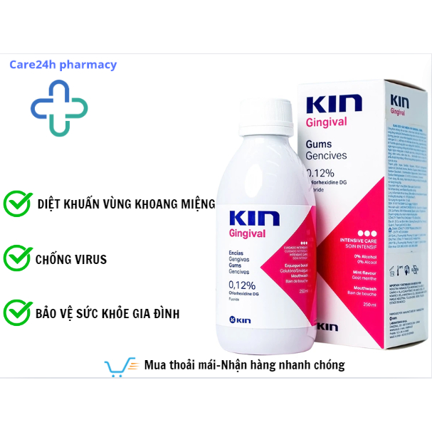 [Chính hãng] Nước súc miệng KIN Gingival (250ml) | Shopee Việt Nam