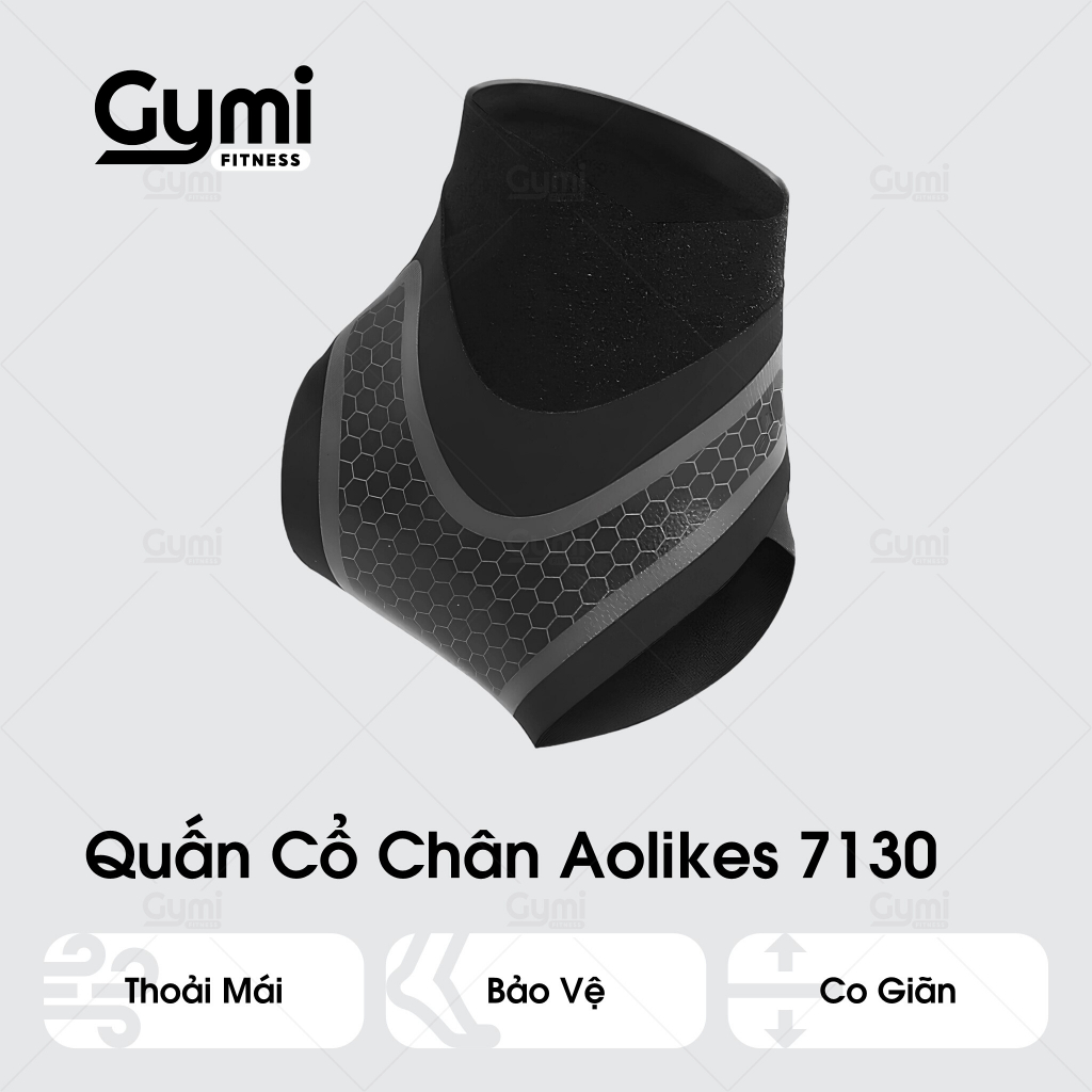 Băng Quấn Cổ Chân Aolikes 7130 - Đai Hỗ Trợ Mắt Cá Chân Tập Gym, Thể Thao, Đạp Xe, Chạy Bộ - AL7130