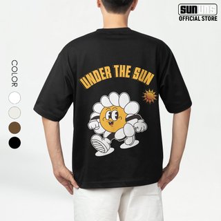 Áo Phông Local Brand Nam Nữ Unisex SUN Cổ Tròn Tay Ngắn Oversize 100% Cotton Áo Thun Nam Nữ Mã SUN10
