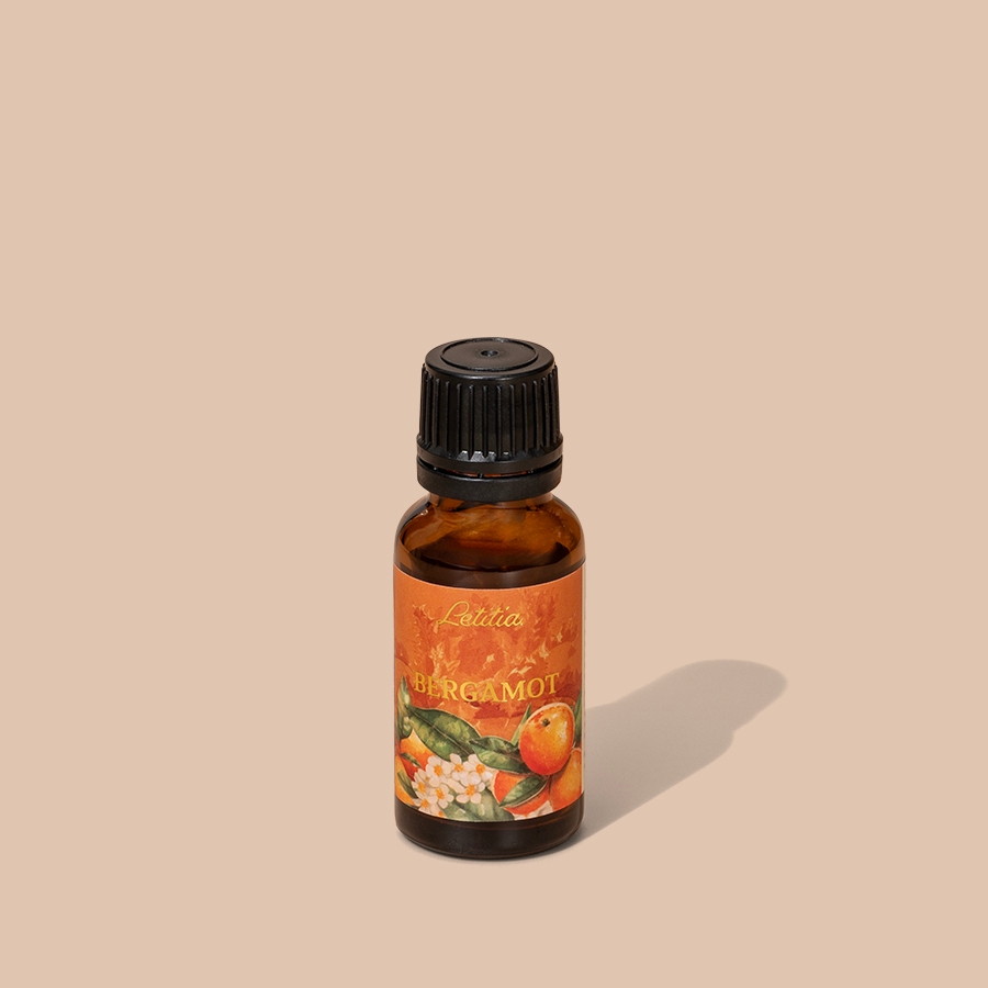 Tinh Dầu Đậm Đặc Letitia Bergamot (Hương Cam ngọt) Mùi Hương Thiên Nhiên, Thư Giãn & Dễ Ngủ Size 20ml