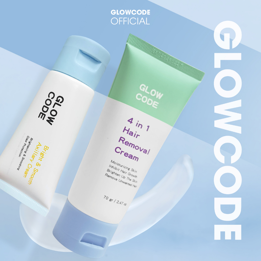 Combo kem tẩy lông và kem dưỡng trắng GlowCode 4IN1 | Shopee Việt Nam
