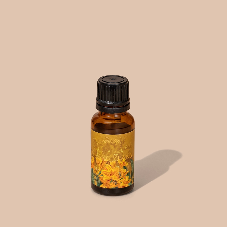 Tinh Dầu Đậm Đặc Nước Hoa Letitia - Ylang Ylang (Ngọc Lan Tây) Giúp Thư Giãn & Dễ Ngủ, Size 20ml