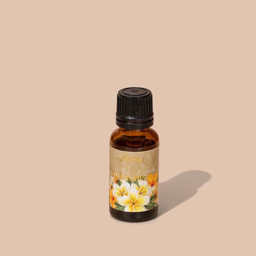 Tinh Dầu Đậm Đặc Nước Hoa Letitia  - Frangipani Hương Hoa Sứ Giúp Thư Giãn & Dễ Ngủ, Size 20ml