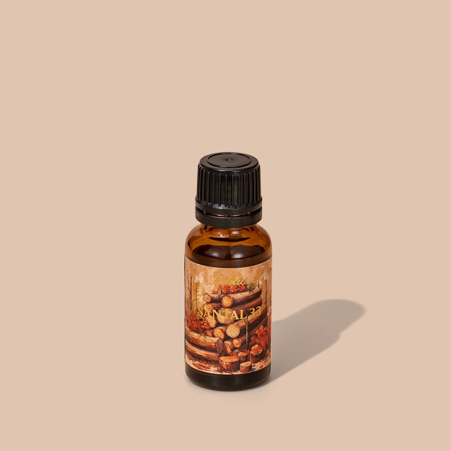 Tinh Dầu Đậm Đặc Nước Hoa Letitia Santal 33, Hương Thơm Sang Trọng, Giúp Thư Giãn & Dễ Ngủ Size 20ml