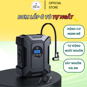 Bơm Ô Tô Điện Tử Suitu, Bơm Lốp xe ô tô tự ngắt, Máy bơm không khí không dây, bơm xe máy, xe đạp
