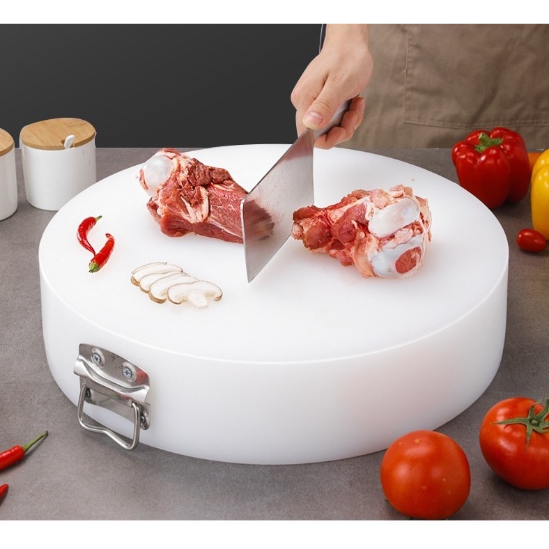 Thớt Nhựa 50x10 cm, Thớt Nhựa Chuyên Chặt, Thớt Nhựa Nguyên Sinh, Thớt Nhựa Kháng Khuẩn, Thớt Nhựa