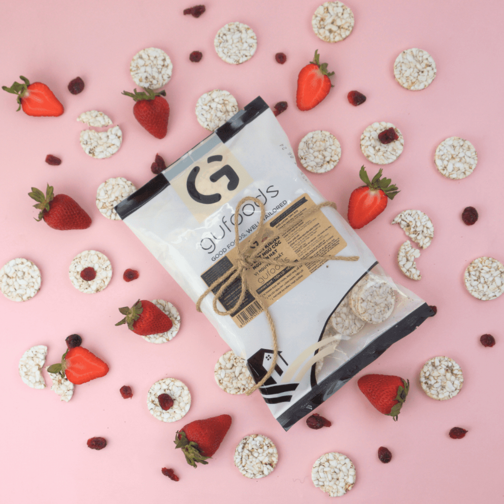 Ảnh Snack gạo lứt ngũ cốc nguyên hạt GUfoods (80g) - Không đường, Không chiên dầu, Thanh đạm, Lành mạnh, Eat clean, Healthy 4
