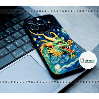 Tấm dán Skin Mặt Sau Mẫu Rồng MS011 FULL VIỀN 15promax , 14promax , 13promax , 12promax , 11promax  - FukiShop