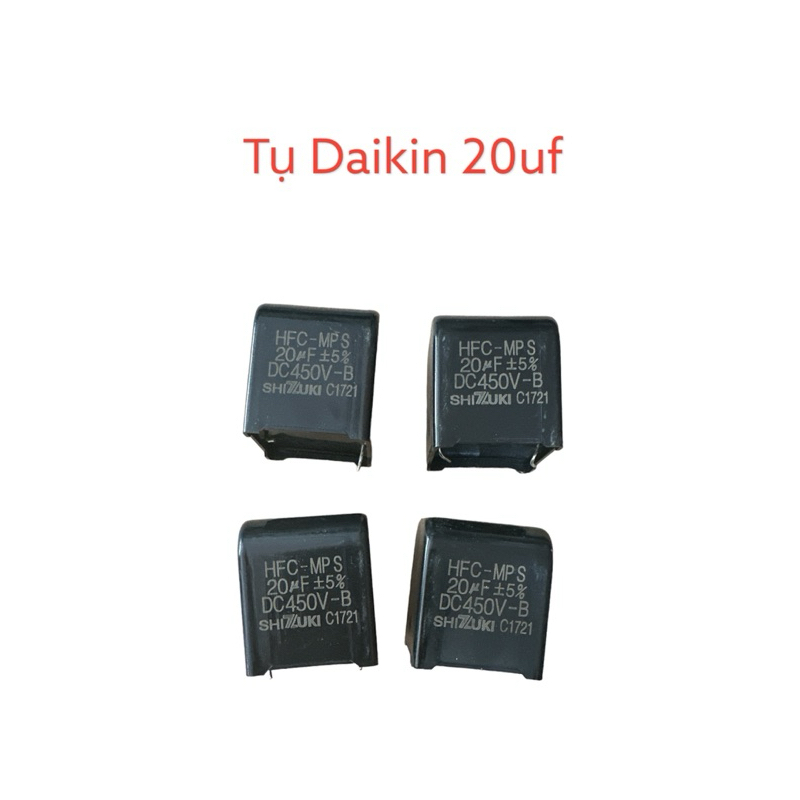 Tụ điều hòa Daikin 20uf 450V DC ( loại tốt )
