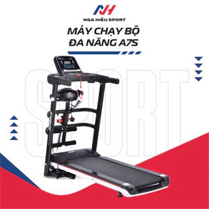 Máy Chạy Bộ Điện Đa Năng A7S Kèm đai massage, tạ tay- Động cơ 2.5HP - Bảo hành 5 năm- Kèm Video, hình ảnh thật