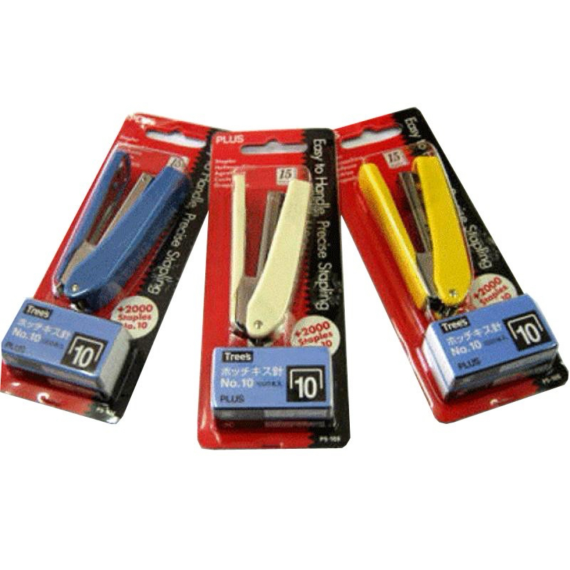MÁY GHIM, MÁY BẤM KIM 10 PLUS + 2 HỘP KIM - VPP QUỐC HUY.
