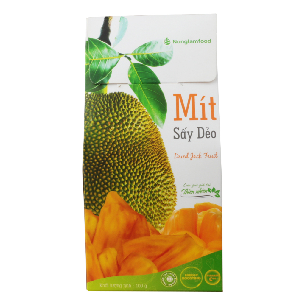 Combo 2 hộp mít sấy dẻo Nông Lâm Food hộp 100g