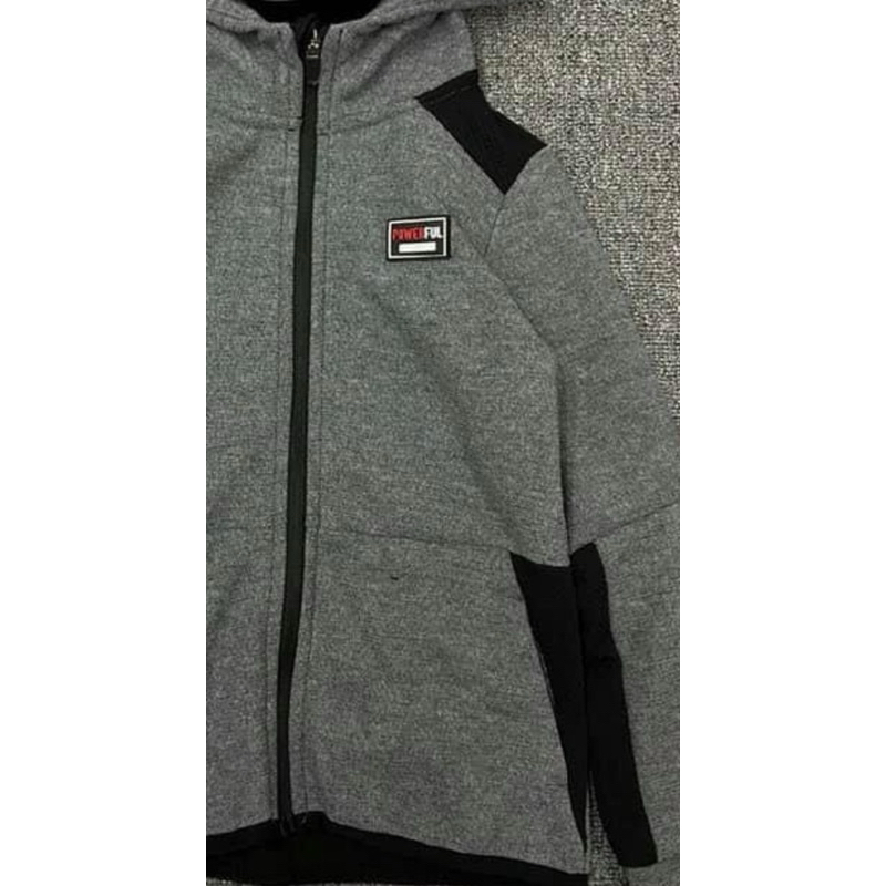 Áo khoác nỉ có mũ bé trai 8-16Y (26-50kg) C6442 D5659 màu xám tiêu – hoodie giữ ấm thời trang năng động