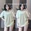 Áo phông cotton khô 3158 form rộng dập nổi thêu tag tay ( courtesy) top nam nữ