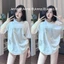 Áo phông cotton khô 3158 form rộng dập nổi thêu tag tay ( courtesy) top nam nữ
