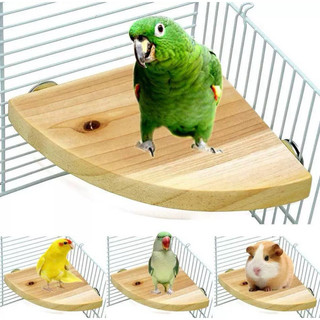 Giá Đỡ Đứng Bằng Gỗ Độc Đáo Trang Trí Lồng Chim Vẹt/ Hamster