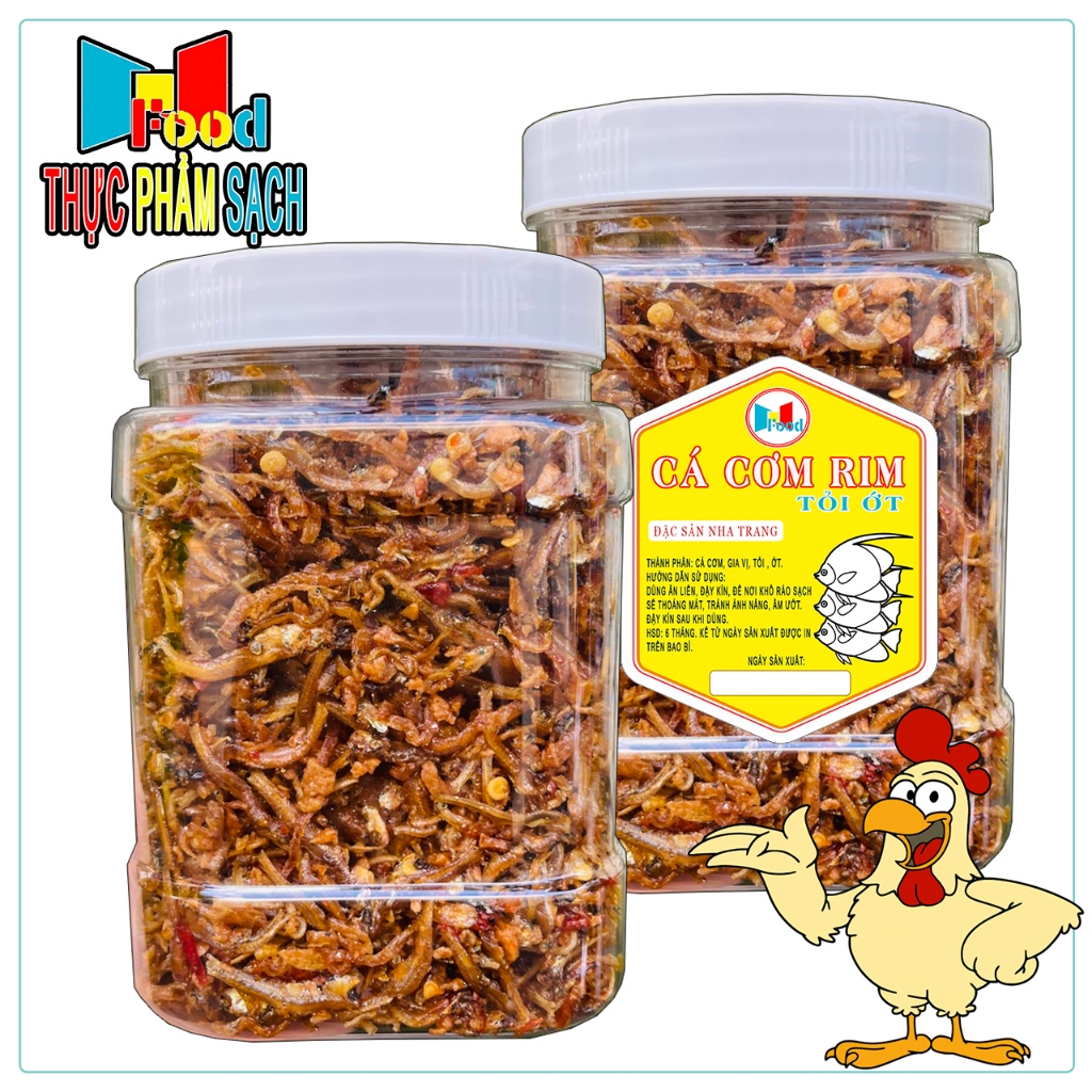 Cá Cơm Rang Tỏi Ớt -  Rim Tỏi ớt Cay Ngon - Cá Cơm Mờm Rim Mặn Ngọt