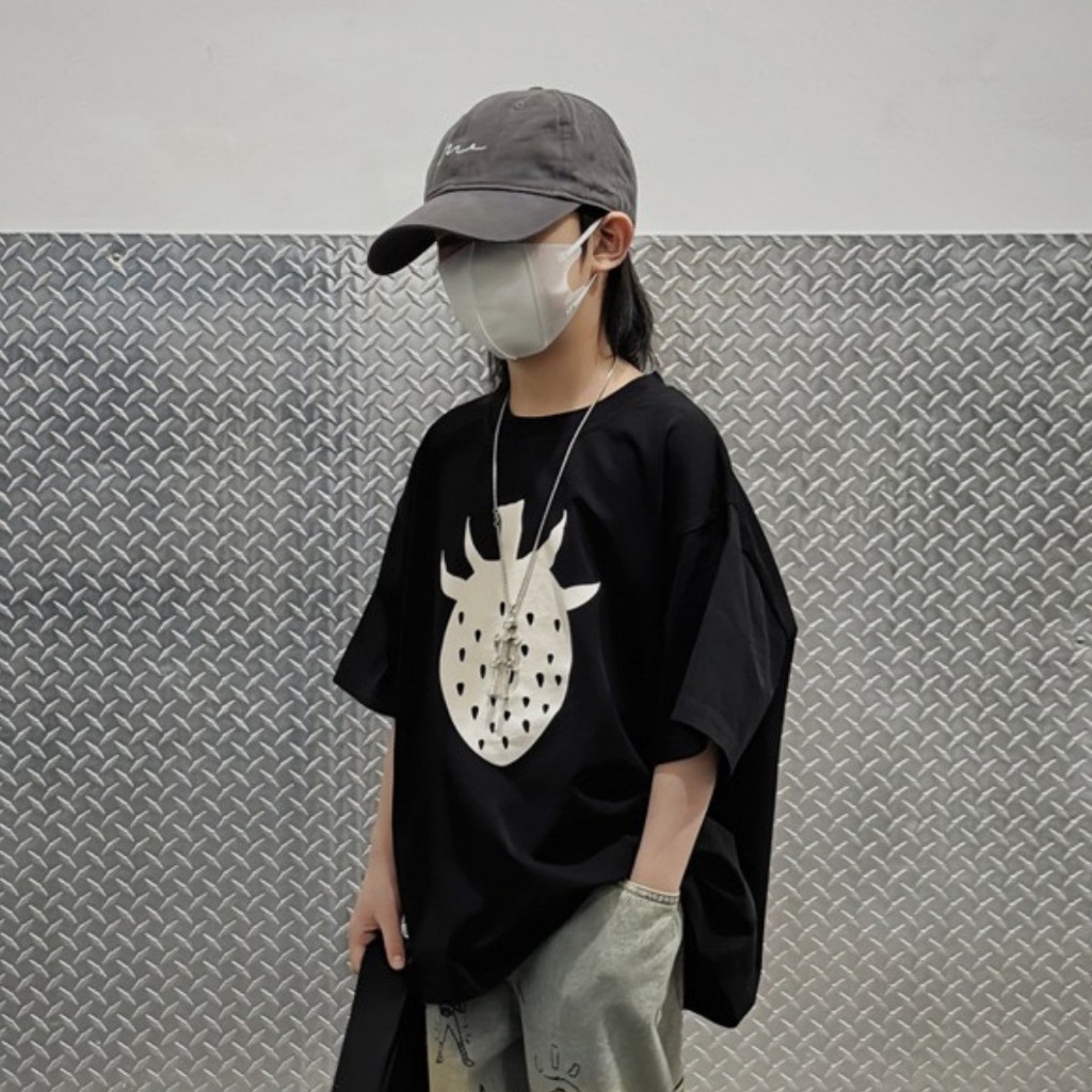 Áo Thun Ngắn Tay Mùa Hè Cho Bé Trai, Bé Gái In Hình Năng Động, Cổ Tròn | JJ Kids Fashion