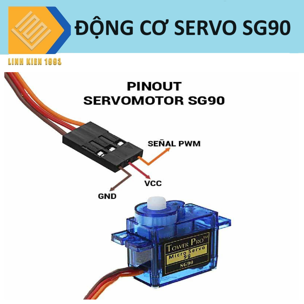 Động cơ servo sg90 90 độ TowerPro SG 90 Micro Servo Motor | Shopee Việt Nam