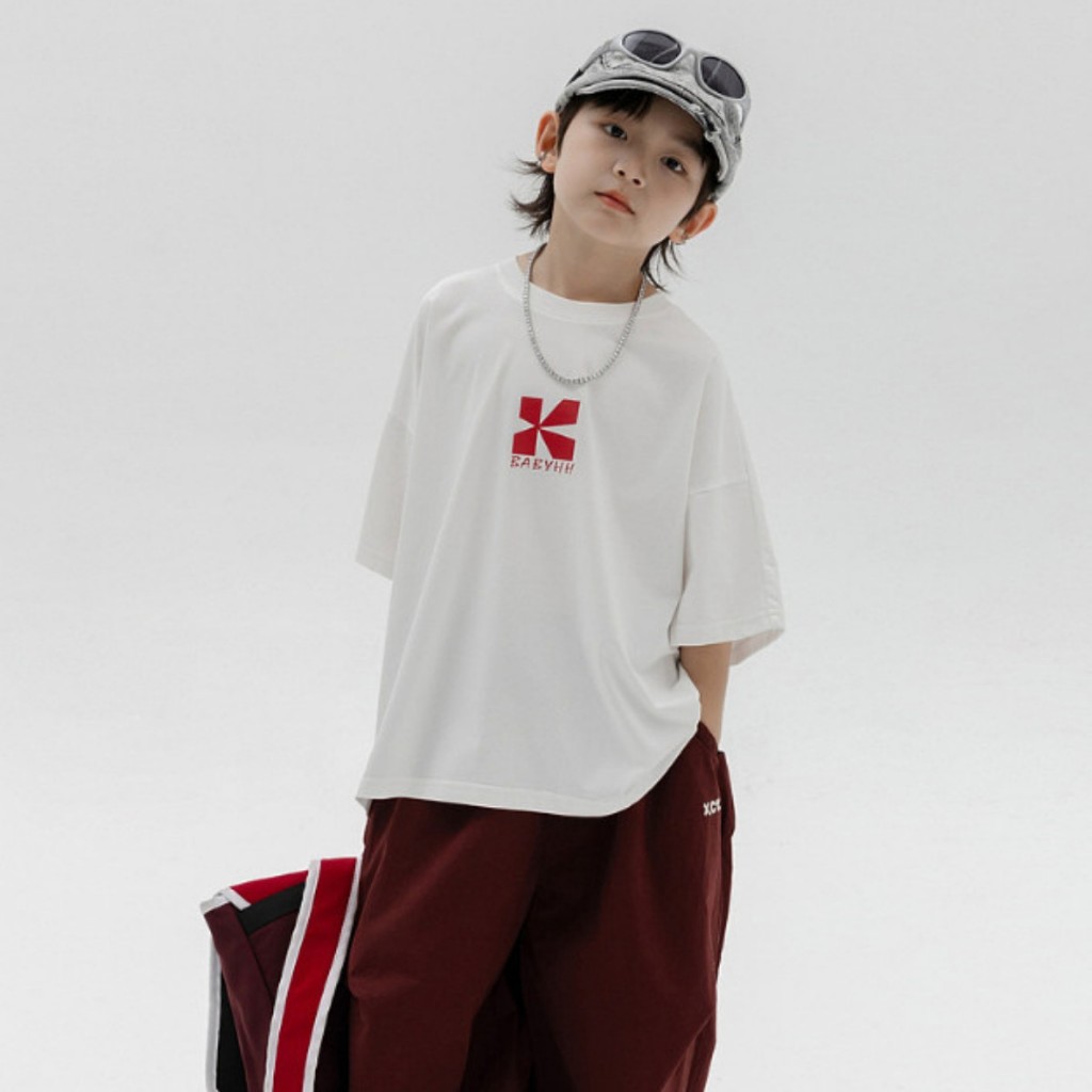 Áo Thun Ngắn Tay Mùa Hè Cho Bé Trai, Bé Gái In Hình Năng Động, Cổ Tròn | JJ Kids Fashion