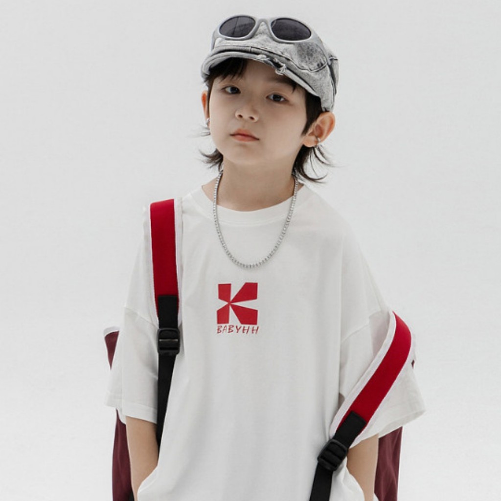 Áo Thun Ngắn Tay Mùa Hè Cho Bé Trai, Bé Gái In Hình Năng Động, Cổ Tròn | JJ Kids Fashion