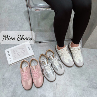 ( Sẵn ) Bata Nữ Mũi Phối Nỉ QC Fullbox Cao Cấp / Mieo Shoes B709 B710 B11