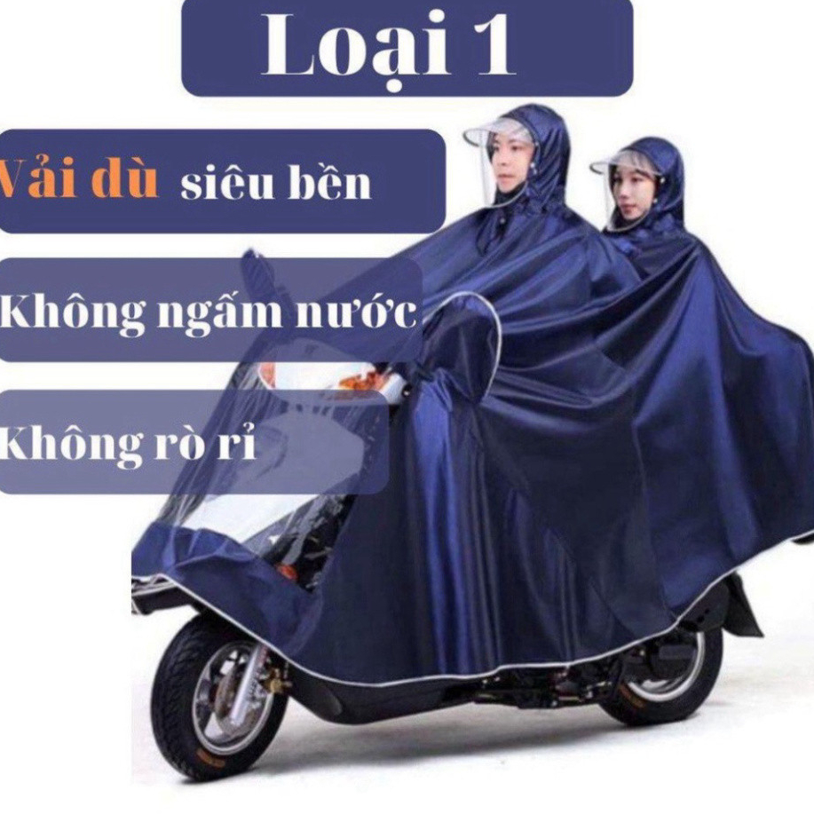 Áo Mưa Đi Xe Máy Didooglt 1 Người Và 2 Người Che Phủ Toàn Thân Kèm Kính Chắn Mưa Tiện Lợi