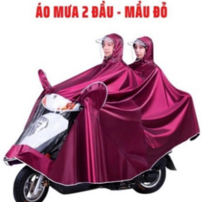 Áo Mưa Đi Xe Máy Didooglt 1 Người Và 2 Người Che Phủ Toàn Thân Kèm Kính Chắn Mưa Tiện Lợi