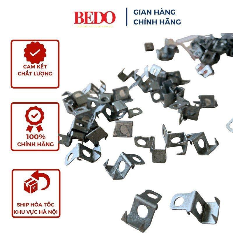 Ke chữ Z có móc BEDO (Túi 1000c) - Ke vuông góc 90 độ đỡ hậu, tai bắt vít cố định gáy nhôm, inox bền chắc