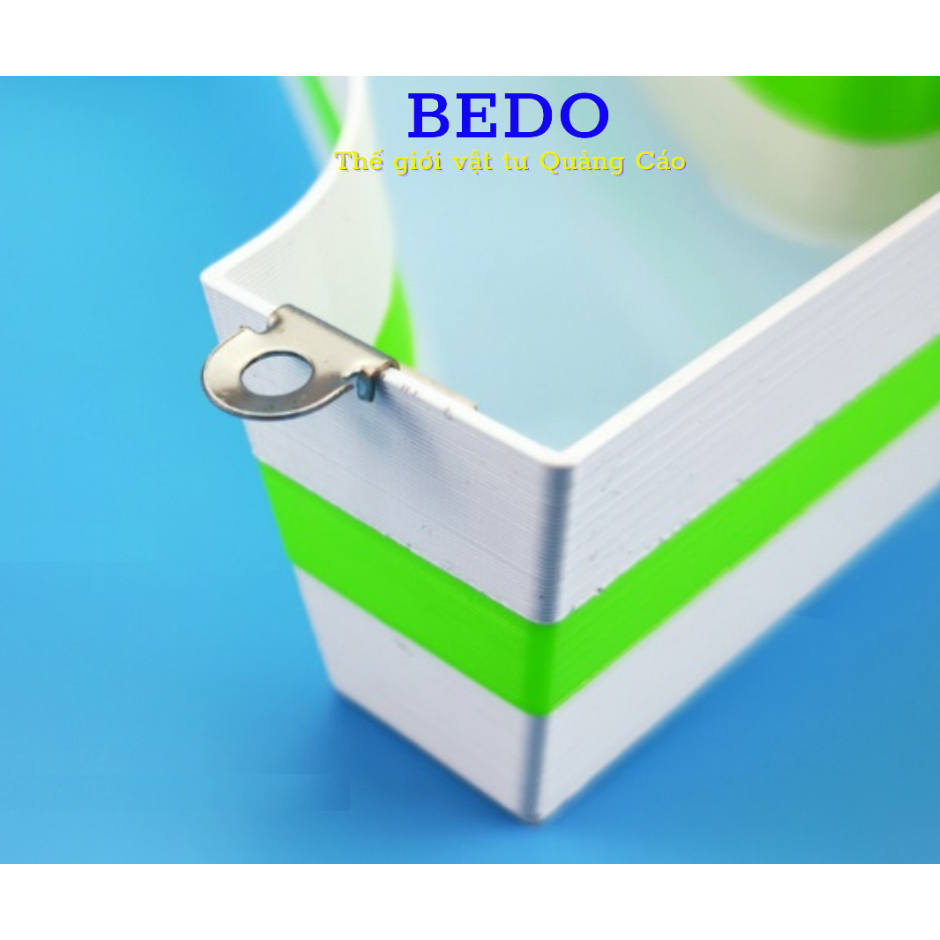 Ke chữ Z có móc BEDO (Túi 1000c) - Ke vuông góc 90 độ đỡ hậu, tai bắt vít cố định gáy nhôm, inox bền chắc