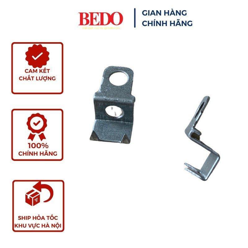 Ke chữ Z có móc BEDO (Túi 1000c) - Ke vuông góc 90 độ đỡ hậu, tai bắt vít cố định gáy nhôm, inox bền chắc