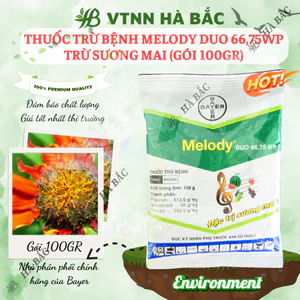 Chế Phẩm Xử Lí Nam Benh Melody Duo 66,75WP Bayer, Xử Lí Sương Mai (Gói 100gram)