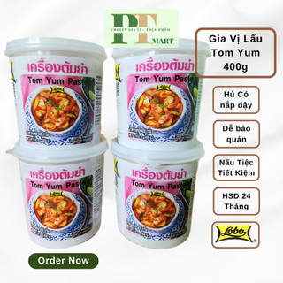 Gia vị Lẩu Tom Yum hoàn chỉnh hiệu Lobo 400g. Lẩu cay tomyum chuẩn vị, Nấu tiệc, Tiết kiệm -->