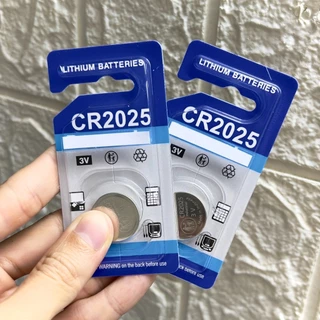 Pin CR2025 Cho Chìa Khoá Xe Máy, Ô tô (SmartKey), Cân Điện Tử Hàng Nhật Bản Viên Rời
