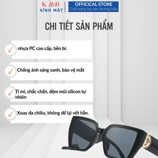 Kính Mát Sang Trọng Cao Cấp Nữ Chống Nắng Thời Trang Mới Nhất 2024-M41-SALE 45%