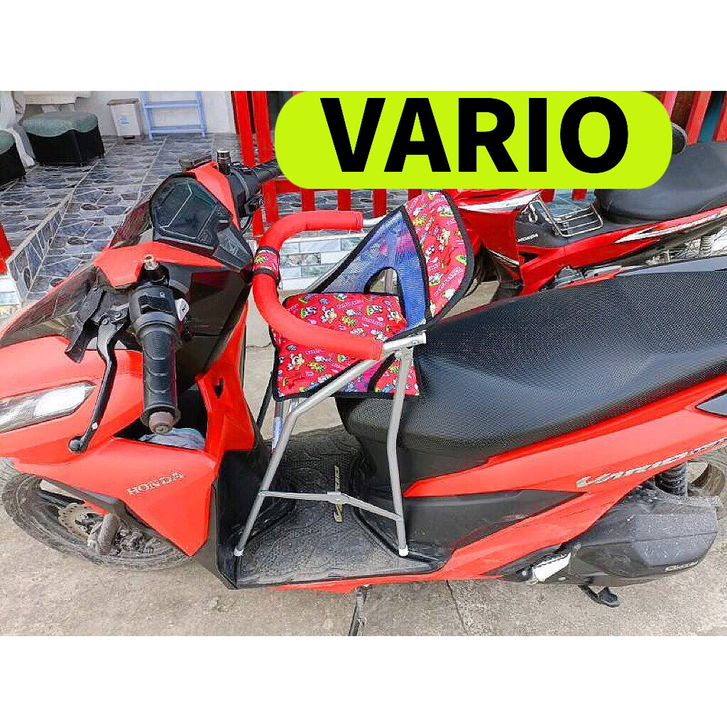 Ghế ngồi xe tay ga VARIO cho bé , ghế ga xếp sắt sơn tĩnh điện gấp gọn