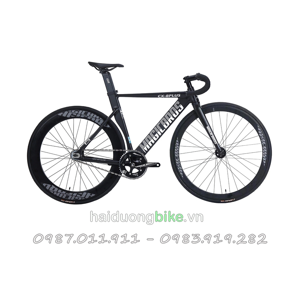 Xe đạp Fixed Gear Magicbros CX8 plus 2024 bánh trước 4cm được tặng kèm ...