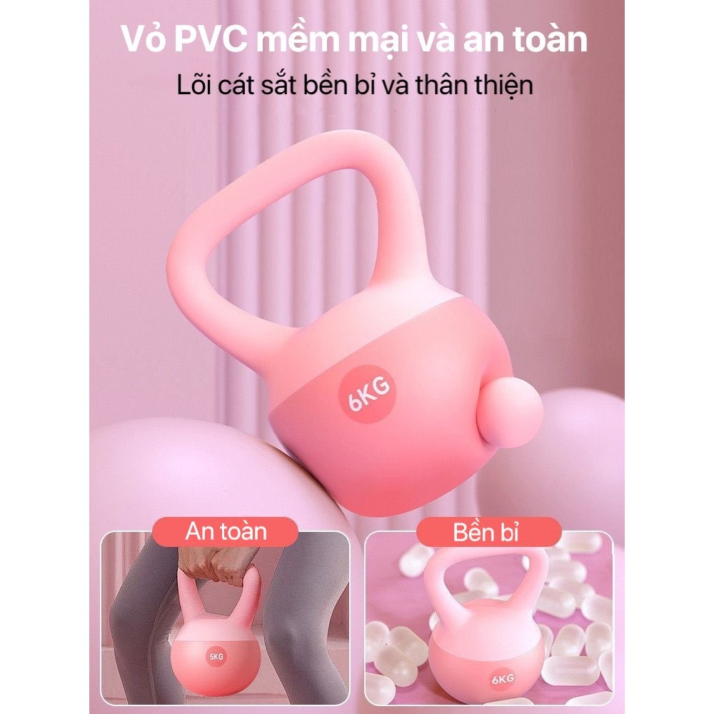 Tạ Ấm Mềm, Tạ Bình Vôi Cao Cấp Không Gây Chấn Thương An Toàn Khi Tập Luyện, Tạ Chuông Tập Tại Nhà