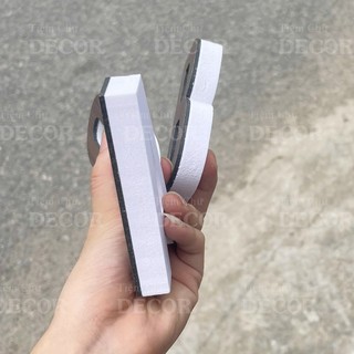 Chữ Nổi Vân Gỗ Đậm 10cm dày 15mm T1 In Hoa Dán Tường Trang Trí Tiệm - Chữ 3D Decor Biển quảng cáo Chất Liệu Fomex Alu